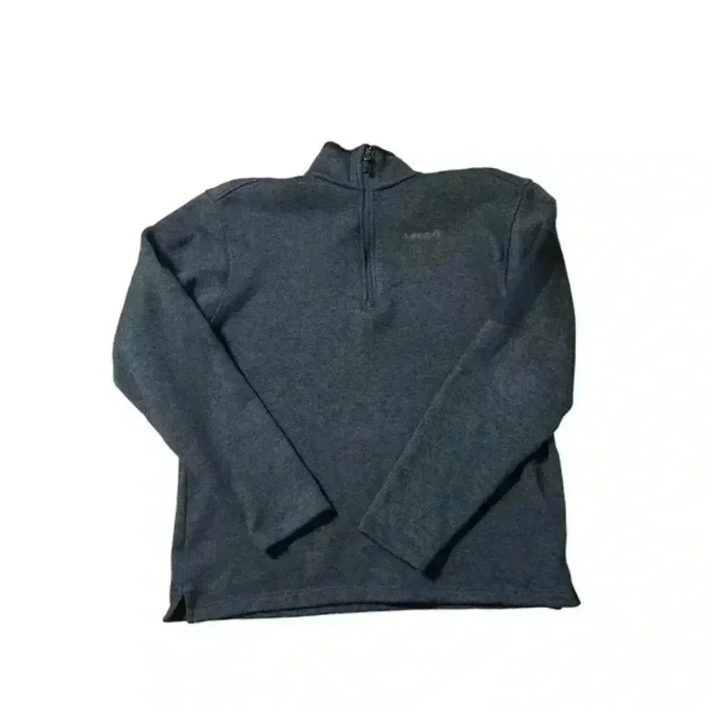 Avalanche 1/4 Zip Pullover Sweater Mens XLGray Mock Neck Hike Camp Layers